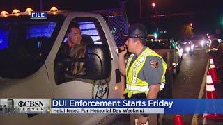 Heightened DUI Enforcement Starts Friday Ahead Of Memorial Day Weekend