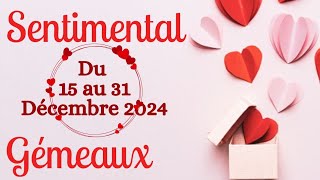 GÉMEAUX ❤️️️ SENTIMENTAL du 15 au 31 DÉCEMBRE. Vous / L'autre (ou cette nouvelle personne)