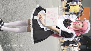 2024螢火蟲漫展33rd 孤獨搖滾 後藤獨女僕cosplay 後藤ひとり / Hitori Gotoh Maid コスプレ