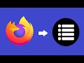 How to Enable the Menu Bar in Firefox!