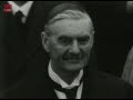 neville chamberlain returns from germany with the munich agreement