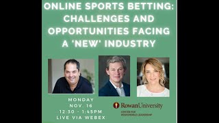 Online Sports Betting: Challenges and Opportunities Facing a 'New' Industry (audio only)