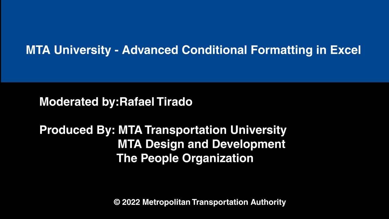 Advanced Conditional Formatting In Excel - YouTube