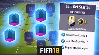 FIRST FIFA 18 SQUAD BUILDER CHALLENGES! - FIFA 18 Ultimate Team