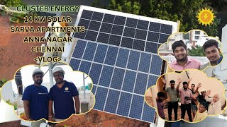 14 KW Solar Installation, Anna Nagar, Chennai, VLOG