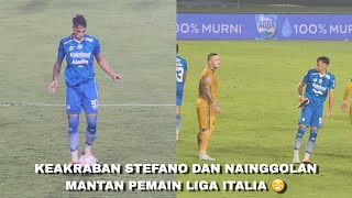 Hareureuy!! Keakraban dua mantan pemain Liga Italia!! Full momen yang luput PERSIB vs Bhayangkara FC
