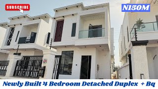 House for Sale in Lekki, Lagos Nigeria; Newly Built 4 Bedroom Detached Duplex for Sale in Ajah