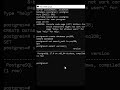 How To Create And Access PostgreSQL Database Using psql SQL Shell || Best PostgreSQL Tutorial Shorts