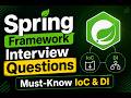 spring framework interview questions and answers |Dependency Injection | Inversion of Control