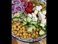 MEDITERRANEAN CHICKPEA SALAD | HEALTHY CHICKPEA SALAD | MEATLESS RECIPES