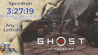 Ghost of Tsushima Speedrun in 3:27:19 - Any% Lethal+ - NHA2020 Practice