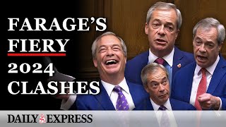 Nigel Farage's fiery first year in Parliament ripping into Starmer \u0026 Labour