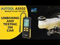 Autool AS502 brake fluid tester Unboxing & testing on car | OBD2CARTOOLS Pakistan