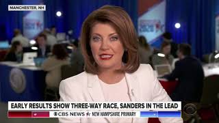 CBS News New Hampshire Primary Cut In