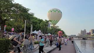 高雄 愛河市集，熱氣球