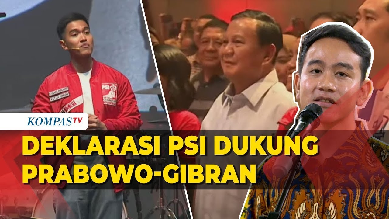 Pidato Ketum PSI Kaesang Pangarep Di Deklarasi Dukungan Untuk Prabowo ...