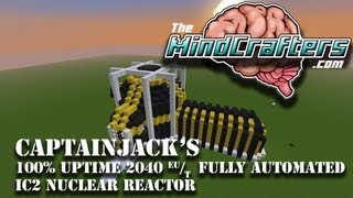 100% uptime 2040 output IC2 nuclear reactor - (Tekkit lite)