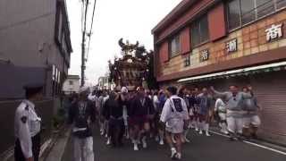 平成26年 矢向 日枝神社 例大祭 本社神輿渡御。