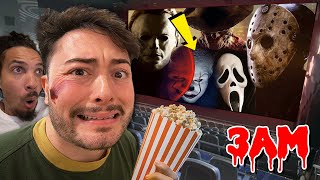 DO NOT WATCH SCARY HALLOWEEN MOVIES AT 3 AM!! (WE WATCHED ALL OF THEM)