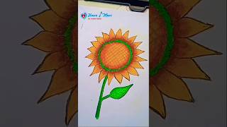 Wow, intip rahasia Gradasi warna bunga Matahari 🌻🌻 #sunflower #drawing #gradasiwarna #kerik #flowers