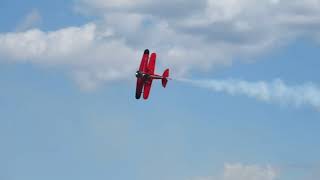 EAA2022Sat-29833 Waco taperwing with auxiliary jet engine. N32KP 1