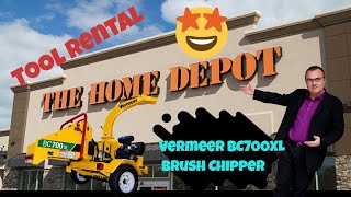 Powerful #Vermeer BC700XL Brush Chipper at #Home Depot #teampinay #starrusa