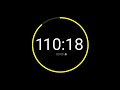 125 minute countdown timer with alarm iphone timer style