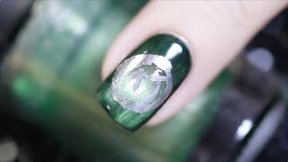 Different of mirror powder stamping and nail stamping | 魔镜粉烫金和金属印油印花的区别