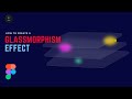 GLASSMORPHISM UI DESIGN FOR BEGINNERS | FIGMA TUTORIAL