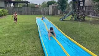40FT Double Slip and Water Slide