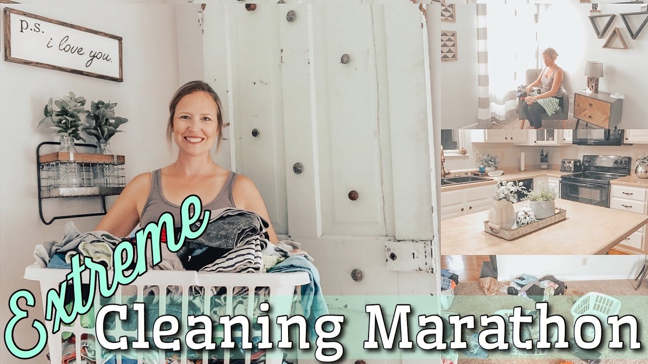 Extreme Cleaning Marathon Clean With Me Youtube