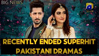 Top 10 Recently Ended Superhit Pakistani Dramas New List