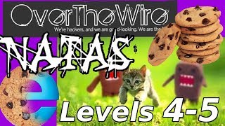 Python Web Hacking: HTTP Headers & Cookies | Natas: OverTheWire (Levels 4-5)