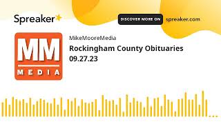 Rockingham County Obituaries 09.27.23