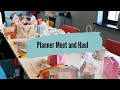 Planner Event - Review and Haul of all the things - Planner Workshops and Swaps!