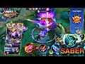 SABER SUPER CARRY LING BEAST BUILD GAMEPLAY MOBILE LEGENDS BANG BANG