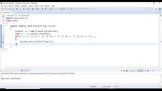 Vowel or Consonant | Java | Decision Making | Beginner Tutorial