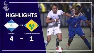 Concacaf Nations League 2023 Nicaragua v St. Vincent & the Grenadines | Highlights