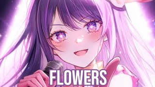 Nightcore - Flowers (Rock Version) (Lyrics)