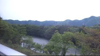 東武鬼怒川線の車窓　鬼怒川温泉〜下今市駅