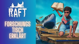 Forschungstisch benutzen | So funktioniert die Entwicklung in Raft - Raft Guide Deutsch