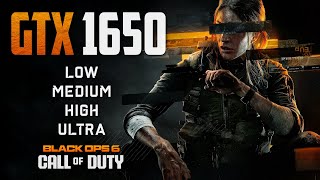 GTX 1650 - Call of Duty: Black Ops 6 - 1080p All Settings