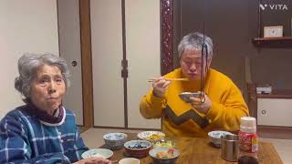 【おばあちゃんねる】11月1日老老介護を終えた87歳おばあちゃんとの昼ご飯は玉子焼き