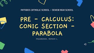 PARABOLA TRANSFORMING STANDARD TO GENERAL EQUATION