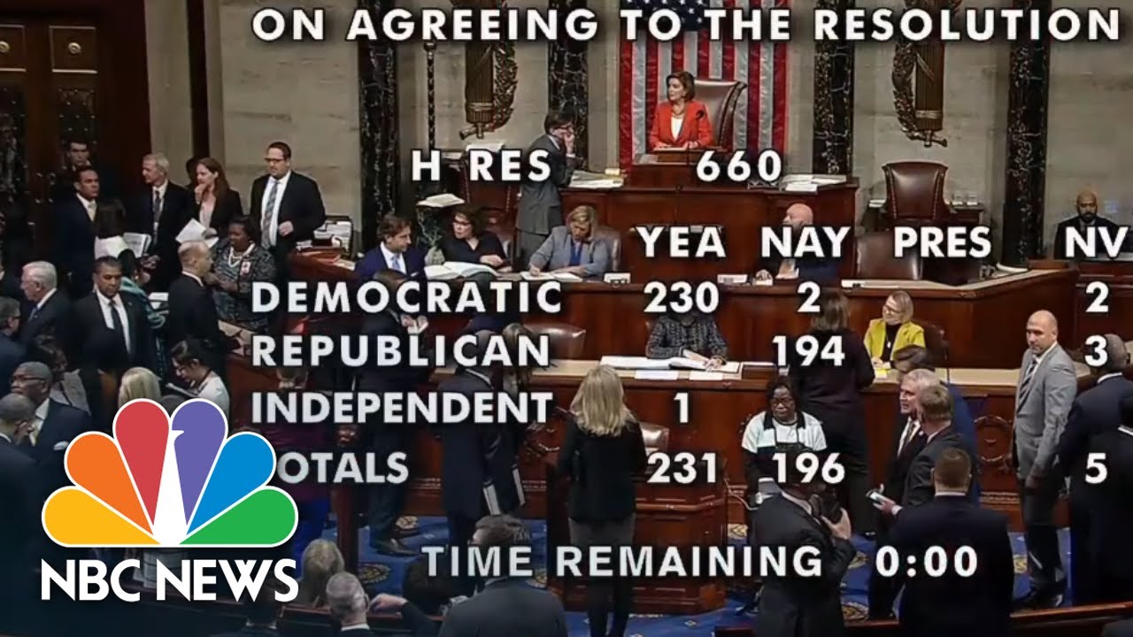 Special Report: House Votes To Pass Impeachment Resolution | NBC News ...