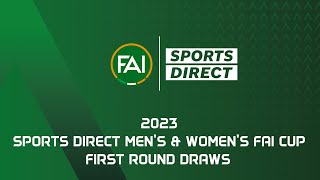 🔴 LIVE | 2023 Sports Direct Men’s \u0026 Women’s FAI Cup First Round Draws