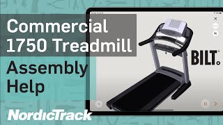 Commercial 1750 Treadmill (NTL14129.11): How To Assemble