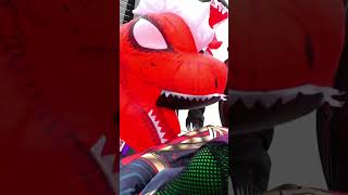 Spider-Man & Venom T-Rexes eat Spidey!! 🕷 #Shorts