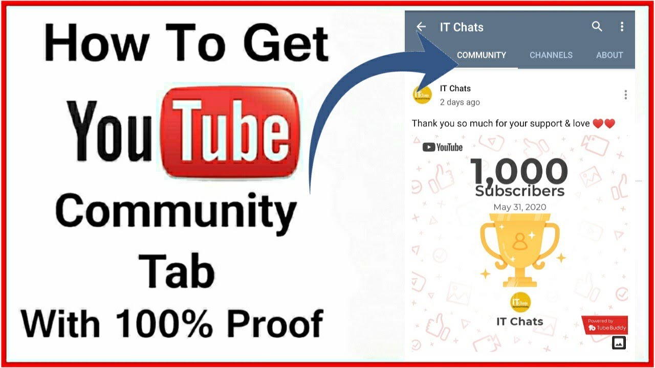 How To Get Community Tab On Youtube | How To Enable Community Tab ...