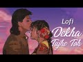 Dekha Tujhe Toh || slowed reverb || Shahrukh Khan | Koyla | Lofi 🎧